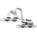 Scheda Seriale PCIe a 4 porte, scheda seriale PCI Express a RS232/RS422/RS485 (DB9), staffa a basso profilo inclusa, UART 16C1050, Windows /Linux, conforme a TAA - Protezione ESD di livello 4 - Foto miniatura 2