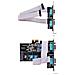 Scheda Seriale PCIe a 4 porte, scheda seriale PCI Express a RS232/RS422/RS485 (DB9), staffa a basso profilo inclusa, UART 16C1050, Windows /Linux, conforme a TAA - Protezione ESD di livello 4 - Foto miniatura 4