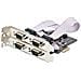 Scheda Seriale PCIe a 4 porte, scheda seriale PCI Express a RS232/RS422/RS485 (DB9), staffa a basso profilo inclusa, UART 16C1050, Windows /Linux, conforme a TAA - Protezione ESD di livello 4 - Foto miniatura 6