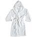 Accappatoio Con Cappuccio In Morbida Spugna Mod. Sophie Tinta Unita Vari Colori Xxxl Bianco - Foto miniatura 1