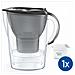 Brocca Filtrante Carafe Marella Grafite Plastica 2,4 L - Foto miniatura 1
