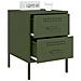 Comodino Verde Oliva 36x39x50,5 Cm In Acciaio - Foto miniatura 7