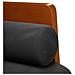Divano Divanetto con Cuscini Bolster Nero 110 cm Velluto - Foto miniatura 2