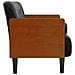 Divano Divanetto con Cuscini Bolster Nero 110 cm Velluto - Foto miniatura 7