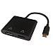 USBC-HDDP cavo e adattatore video 0,1 m USB tipo-C HDMI + DisplayPort Nero - Foto miniatura 1