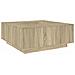 Tavolino Salotto Rovere Sonoma 100x100x40 Cm Legno Multistrato - Foto miniatura 2