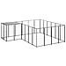 Gabbia Per Cani Nera 8,47 M² In Acciaio - Foto miniatura 2