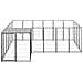 Gabbia Per Cani Nera 8,47 M² In Acciaio - Foto miniatura 1