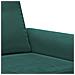 Set di Divani 3 pz con Cuscini Verde Scuro in Velluto - Foto miniatura 7