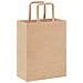Sacchetti di Carta 250 pz con Manici Marrone 21x11x28 cm - Foto miniatura 7