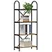 Libreria rovere artigianale 60 x 30 x 146 cm Legno multistrato - Foto miniatura 3
