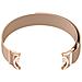 Cinturino In Metallo Compatibile Con Xiaomi Band 8/9/10 - Design Magnetico A Molla Pinkgold - Foto miniatura 2
