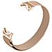 Cinturino In Metallo Compatibile Con Xiaomi Band 8/9/10 - Design Magnetico A Molla Pinkgold - Foto miniatura 3