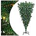 Albero di Natale Artificiale Pre-illuminato Capovolto con Set di Palline - Foto miniatura 1