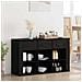 Credenza Rovere Nero 100 x 30 x 59,5 cm Legno multistrato - Foto miniatura 2