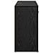 Credenza Rovere Nero 100 x 30 x 59,5 cm Legno multistrato - Foto miniatura 7