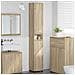 Mobile da Bagno con porta Rovere Sonoma 30,5 x 30 x 195 cm - Foto miniatura 2