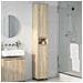 Mobile da Bagno con porta Rovere Sonoma 30,5 x 30 x 195 cm - Foto miniatura 4