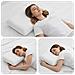 Cuscino da Letto Bianco 74 x 39 x 13 cm Schiuma Memory in Gel - Foto miniatura 2