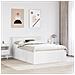 Struttura del letto Bianco 140 x 200 cm Legno multistrato - Foto miniatura 3