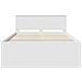Struttura del letto Bianco 140 x 200 cm Legno multistrato - Foto miniatura 7
