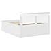 Struttura del letto Bianco 140 x 200 cm Legno multistrato - Foto miniatura 9