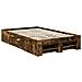 Struttura del letto Rovere fumé 137 x 203 cm Legno multistrato - Foto miniatura 6