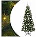 Albero di Natale artificiale con 300 LED Verde 180 cm PE e PVC - Foto miniatura 1
