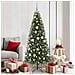 Albero di Natale artificiale con 300 LED Verde 180 cm PE e PVC - Foto miniatura 2