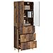 Set di armadi 2 pcs Legno antico 66 x 34,5 x 90 cm - Foto miniatura 2