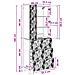 Set di armadi 2 pcs Legno antico 66 x 34,5 x 90 cm - Foto miniatura 8
