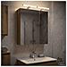 Mobiletto per specchio da bagno con porta Rovere Artigianale - Foto miniatura 2