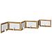 Cancello per cani pieghevole con supporti 6 pcs 602 cm - Foto miniatura 1