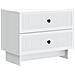 Armadio da Notte con cassetto Bianco 62 x 34,5 x 47,5 cm - Foto miniatura 1