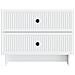 Armadio da Notte con cassetto Bianco 62 x 34,5 x 47,5 cm - Foto miniatura 4