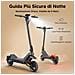 Y700 ABE Monopattino elettrico motore da 500W, batteria 48V 18,2Ah autonomia 85km, ammortizzazione anteriore e posteriore, NFC e Bluetooth, ideale per spostamenti urbani e gite fuoriporta - Foto miniatura 7