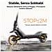 Y700 ABE Monopattino elettrico motore da 500W, batteria 48V 18,2Ah autonomia 85km, ammortizzazione anteriore e posteriore, NFC e Bluetooth, ideale per spostamenti urbani e gite fuoriporta - Foto miniatura 8