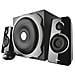 Set Altoparlanti 2.1 Tytan Subwoofer 60 Watt RMS Totali Colore Nero - Foto miniatura 4