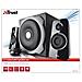 Set Altoparlanti 2.1 Tytan Subwoofer 60 Watt RMS Totali Colore Nero - Foto miniatura 2