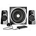 Set Altoparlanti 2.1 Tytan Subwoofer 60 Watt RMS Totali Colore Nero - Foto miniatura 7