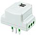 Adattatore Triplo 3 Prese Italiane 2 Usb - Foto miniatura 3