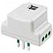 Adattatore Triplo 3 Prese Italiane 2 Usb - Foto miniatura 4