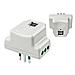 Adattatore Triplo 3 Prese Italiane 2 Usb - Foto miniatura 1