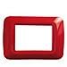 Placca 3 Pos. Rosso Geranio Top Syst - Foto miniatura 2