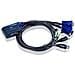 Switch KVM USB VGA /Audio cablato 2-porte (0,9 m) - Foto miniatura 1