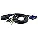Switch KVM USB VGA /Audio cablato 2-porte (0,9 m) - Foto miniatura 2