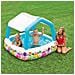Piscin Gonfiabile con Parasole 157x157x122 cm - Foto miniatura 7