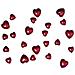 Rayher - 24 Pezzi - Decorazioni Cuori In Plastica A 2 Misure 1+1,5cm - Colore Rosso - Foto miniatura 2