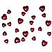Rayher - 24 Pezzi - Decorazioni Cuori In Plastica A 2 Misure 1+1,5cm - Colore Rosso - Foto miniatura 1