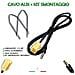 Cavo Ingresso Aux Lunghezza 1,5 Mt + Kit Estrazione Autoradio Blaupunkt Per Fiat Grande Punto Panda Croma Lancia Musa Y Alfa - Foto miniatura 1